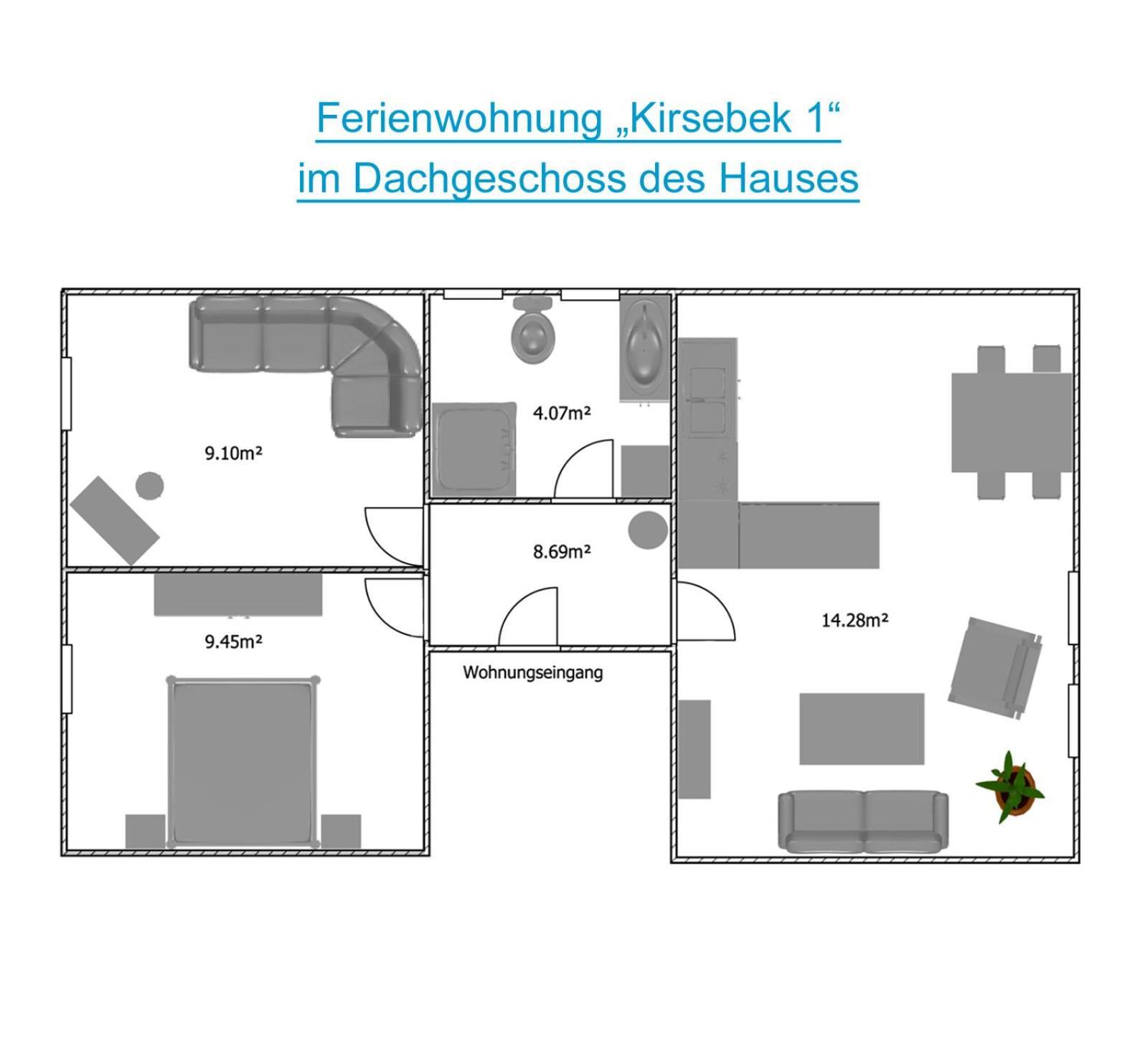 Apartments Kirsebek คัพเพล์น ภายนอก รูปภาพ
